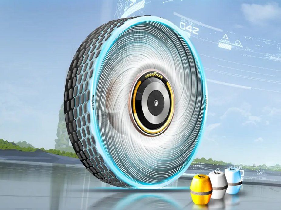 Goodyear phát minh ra loại lốp mới không bao giờ cần thay, mặt lốp có khả năng tự tái sinh